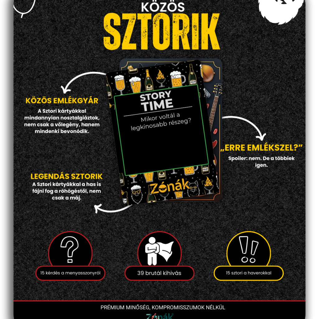 Zónák - Legénybúcsú party játék